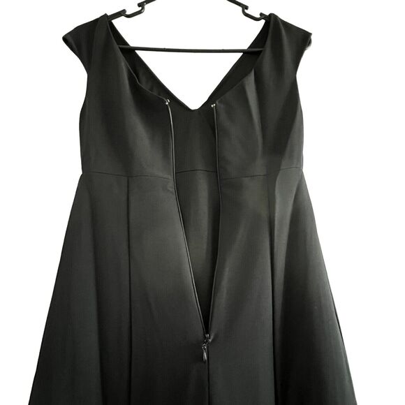 Show Me Your Mumu Zurich Knot Gown Dress Size XXS Black Stretch Crepe - Picture 8 of 12